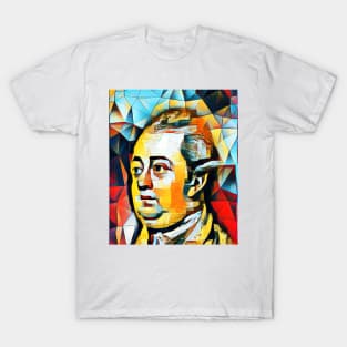 Edward Gibbon Abstract Portrait | Edward Gibbon Artwork 2 T-Shirt